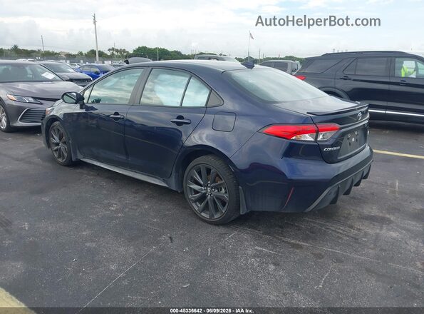 5YFS4MCE1SP233437 2025 TOYOTA COROLLA Blue Rear left