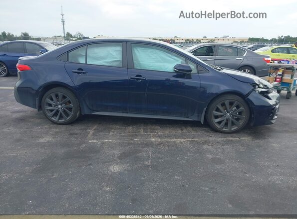 5YFS4MCE1SP233437 2025 TOYOTA COROLLA Blue Rear interior view