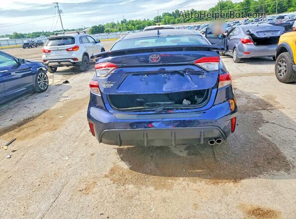 5YFS4MCE1SP238122 2025 TOYOTA COROLLA Blue Widok z tyłu