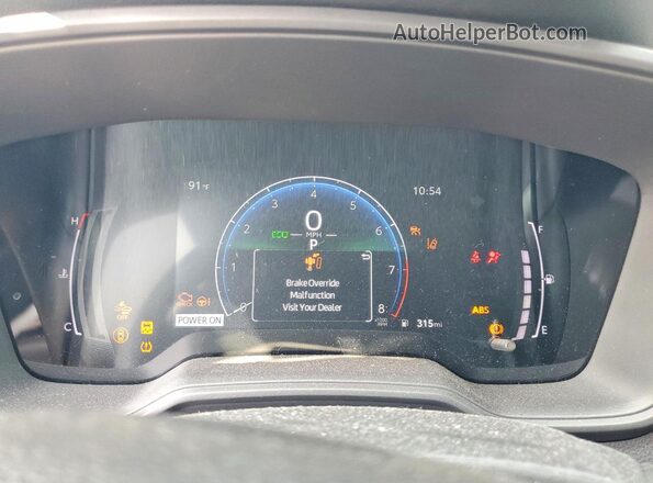 5YFS4MCE1TP254872 2026 TOYOTA COROLLA Синий Вид щитка приборов