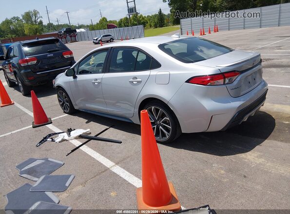 5YFS4MCE2MP086998 2021 TOYOTA COROLLA Silver უკანა მარცხენა