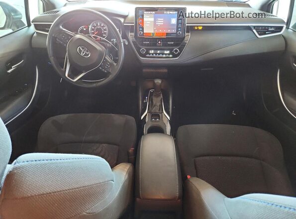 5YFS4MCE2MP093465 2021 TOYOTA COROLLA Белый Вид панели приборов
