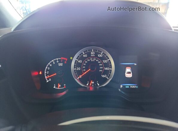 5YFS4MCE2MP093465 2021 TOYOTA COROLLA Белый Вид щитка приборов