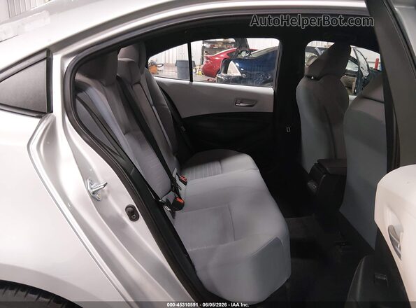 5YFS4MCE2PP148338 2023 TOYOTA COROLLA Silver Vista de la etiqueta del VIN