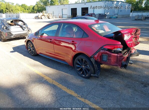 5YFS4MCE2PP161459 2023 TOYOTA COROLLA Красный Задняя левая четверть