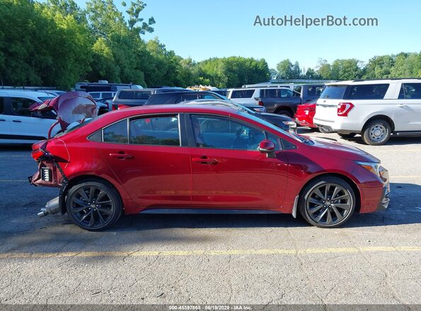 5YFS4MCE2PP161459 2023 TOYOTA COROLLA Красный Панорамный вид салона 360°