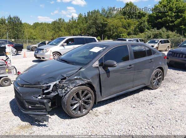 5YFS4MCE2SP221183 2025 TOYOTA COROLLA Black Առջևի ձախ երեք քառորդ տեսարան