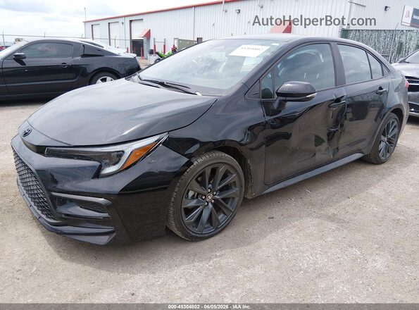 5YFS4MCE2SP241871 2025 TOYOTA COROLLA Black წინა მარცხენა ხედი სამი მეოთხედიდან