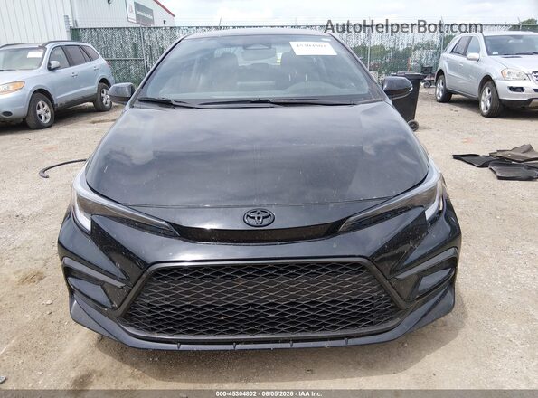 5YFS4MCE2SP241871 2025 TOYOTA COROLLA Black ხელსაწყოთა პანელის ხედი