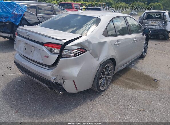 5YFS4MCE3MP078134 2021 TOYOTA COROLLA Silver Rear right