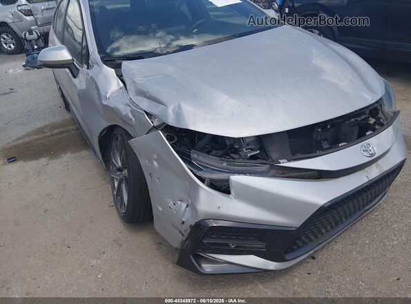 5YFS4MCE3MP078134 2021 TOYOTA COROLLA Silver Front view