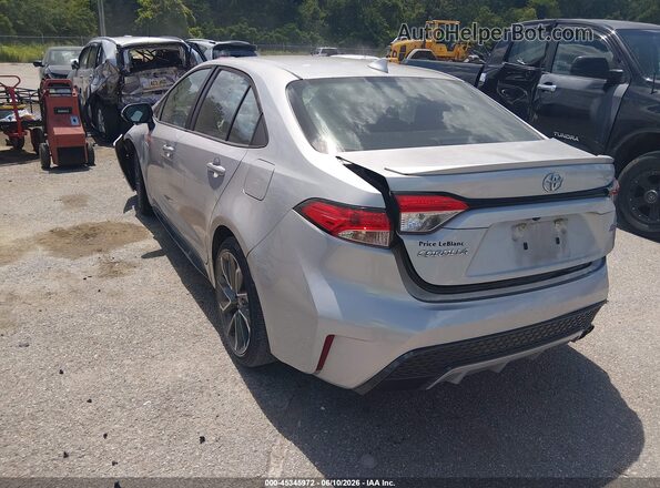 5YFS4MCE3MP078134 2021 TOYOTA COROLLA Silver Rear left