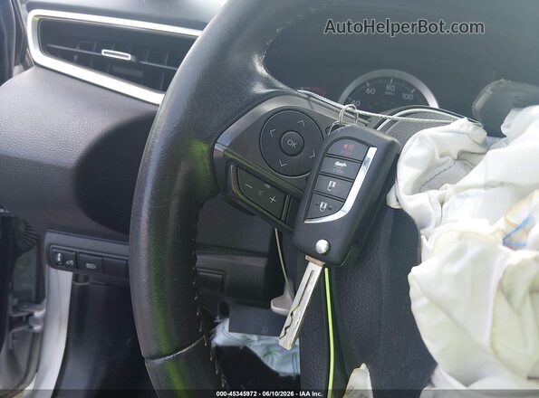 5YFS4MCE3MP078134 2021 TOYOTA COROLLA Silver Dashboard view
