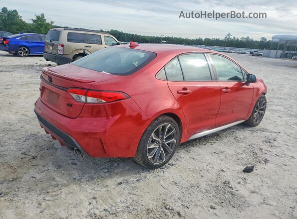 5YFS4MCE3MP096732 2021 TOYOTA COROLLA Red Tył prawy