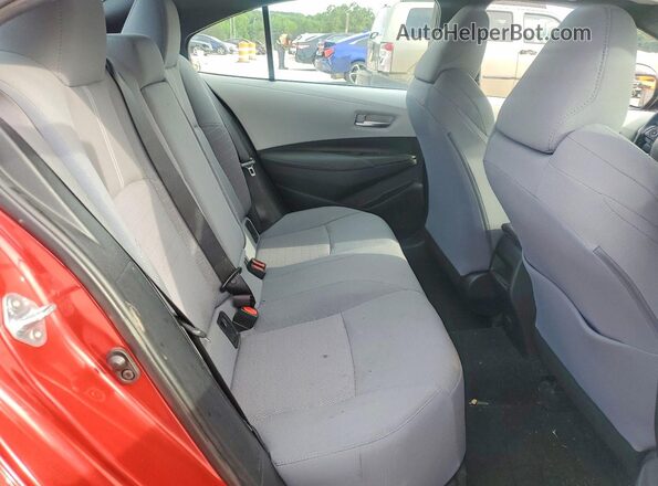 5YFS4MCE3MP096732 2021 TOYOTA COROLLA Red Widok tylnych siedzeń