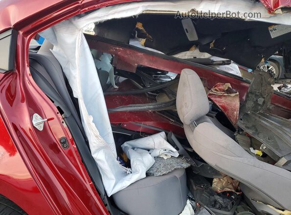 5YFS4MCE3PP166198 2023 TOYOTA COROLLA Maroon Rear seats view