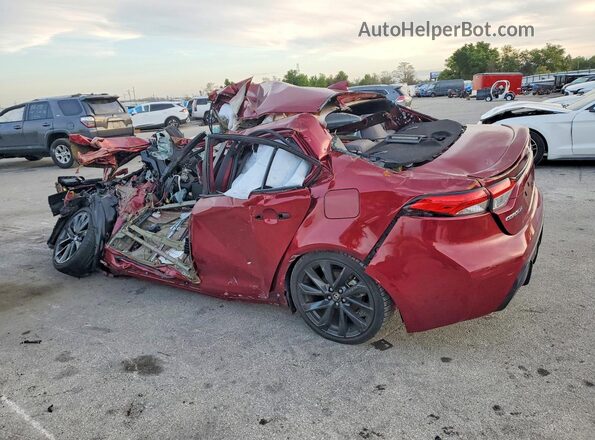 5YFS4MCE3PP166198 2023 TOYOTA COROLLA Maroon Rear left