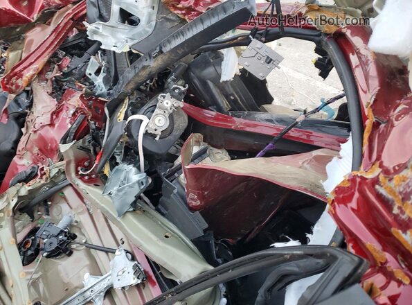 5YFS4MCE3PP166198 2023 TOYOTA COROLLA Maroon Dashboard view