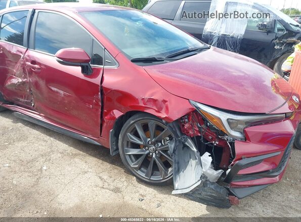 5YFS4MCE3RP198295 2024 TOYOTA COROLLA Red Vista frontal