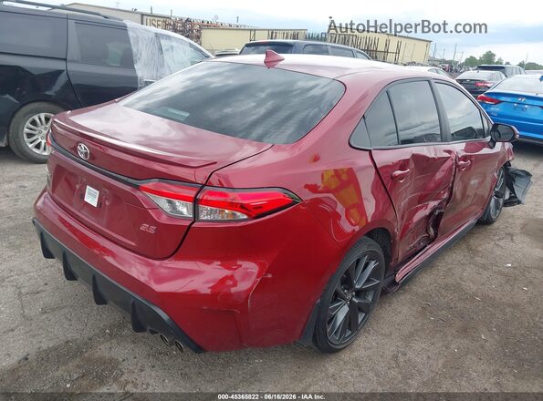 5YFS4MCE3RP198295 2024 TOYOTA COROLLA Red Trasero derecho