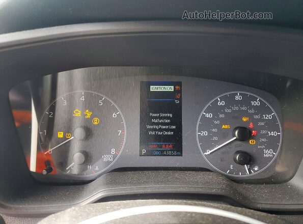5YFS4MCE3RP208288 2024 TOYOTA COROLLA Silver Widok zestawu wskaźników