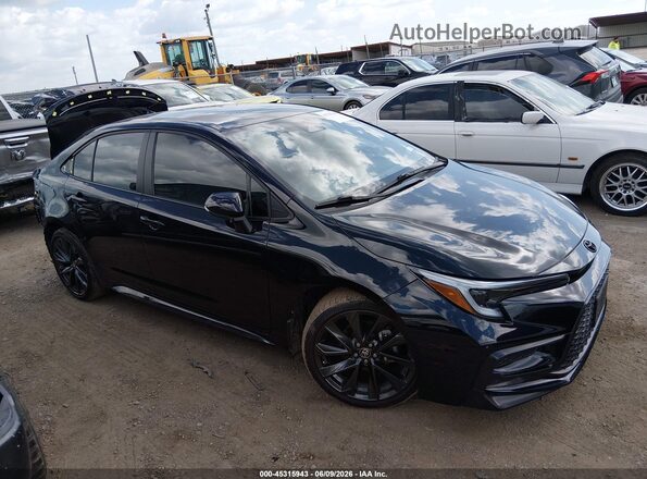 5YFS4MCE3SP247372 2025 TOYOTA COROLLA Black Սալոնի 360 աստիճան տեսք