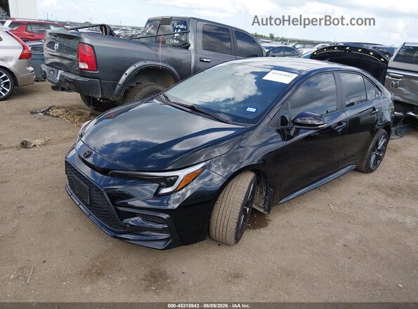5YFS4MCE3SP247372 2025 TOYOTA COROLLA Black Առջևի ձախ երեք քառորդ տեսարան