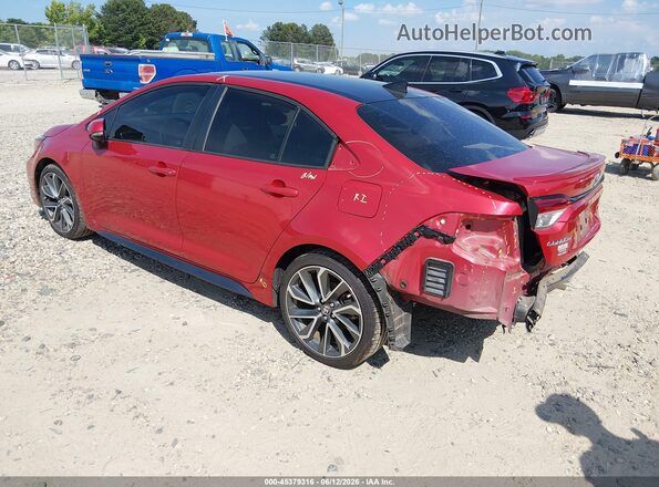 5YFS4MCE4MP070236 2021 TOYOTA COROLLA Red Задня ліва чверть