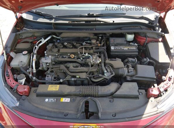 5YFS4MCE4MP070236 2021 TOYOTA COROLLA Red Вид ззаду