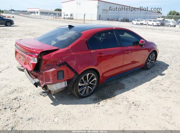 5YFS4MCE4MP070236 2021 TOYOTA COROLLA Red Задня права чверть