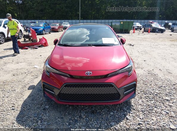 5YFS4MCE4MP070236 2021 TOYOTA COROLLA Red Вид задньої частини салону