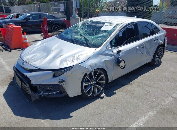 5YFS4MCE4NP110333 2022 TOYOTA COROLLA Silver წინა მარცხენა ხედი სამი მეოთხედიდან