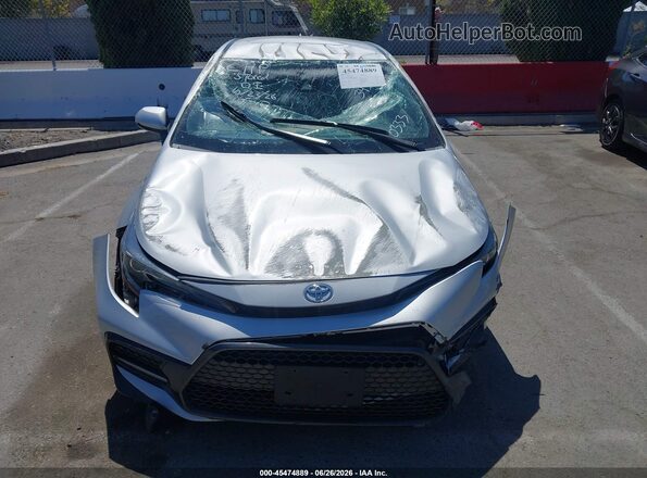 5YFS4MCE4NP110333 2022 TOYOTA COROLLA Silver ხელსაწყოთა პანელის ხედი