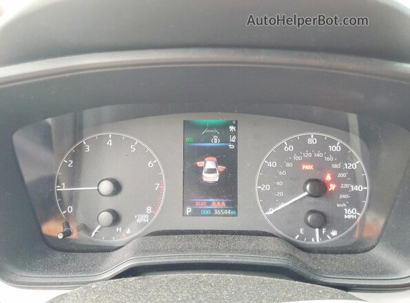 5YFS4MCE4PP167182 2023 TOYOTA COROLLA Red Вид щитка приладів