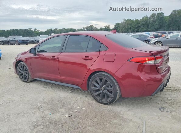 5YFS4MCE4PP167182 2023 TOYOTA COROLLA Red Задня ліва чверть