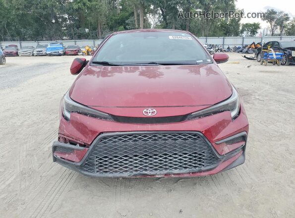 5YFS4MCE4PP167182 2023 TOYOTA COROLLA Red Вид спереду