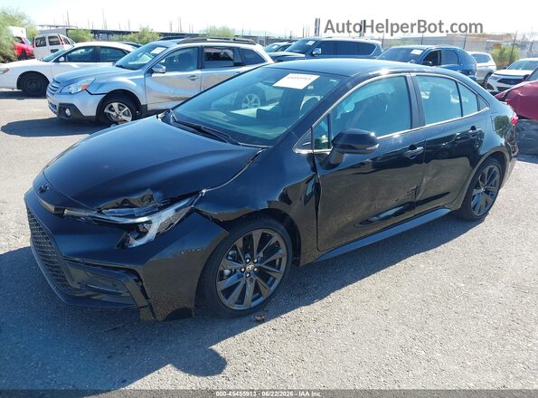 5YFS4MCE4RP193977 2024 TOYOTA COROLLA Черный Передняя левая четверть