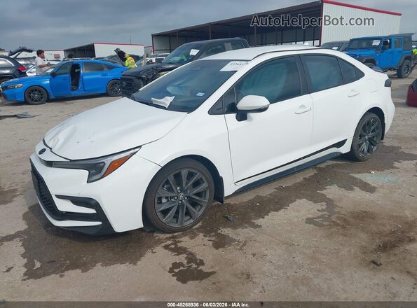5YFS4MCE4SP221590 2025 TOYOTA COROLLA Белый Передняя левая четверть