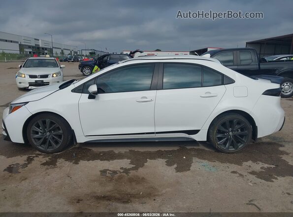 5YFS4MCE4SP221590 2025 TOYOTA COROLLA Белый Вид щитка приборов