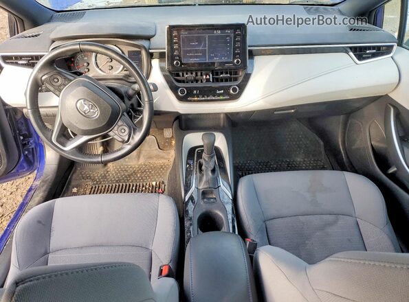 5YFS4MCE5MP091743 2021 TOYOTA COROLLA Blue Առջևի վահանակի տեսք