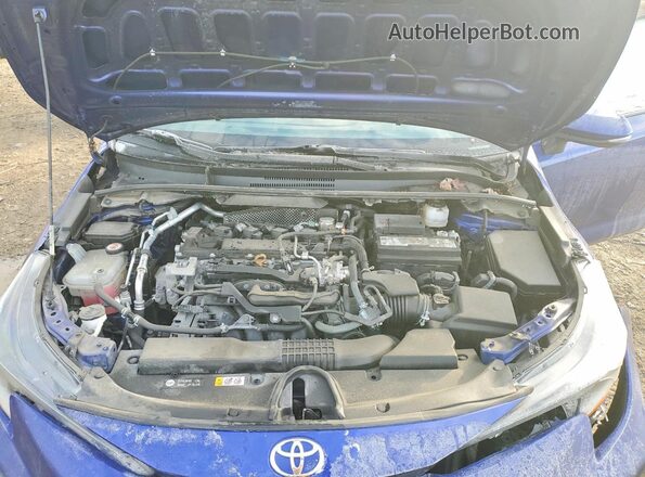 5YFS4MCE5MP091743 2021 TOYOTA COROLLA Blue Սալոնի հետևի տեսք