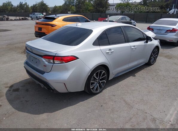 5YFS4MCE5MP096392 2021 TOYOTA COROLLA Silver Задня права чверть