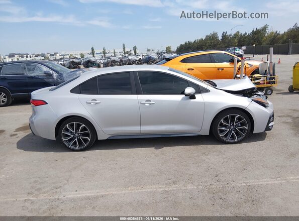 5YFS4MCE5MP096392 2021 TOYOTA COROLLA Silver Вид задньої частини салону