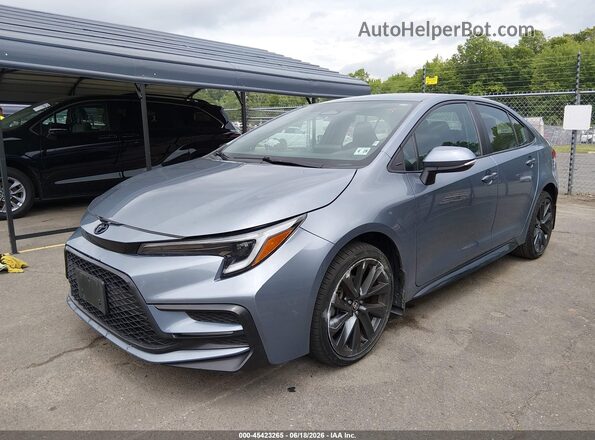 5YFS4MCE5PP153615 2023 TOYOTA COROLLA Light Blue Передняя левая четверть