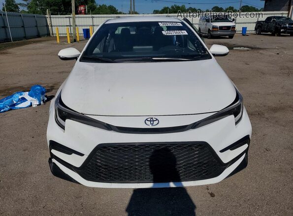 5YFS4MCE5SP222182 2025 TOYOTA COROLLA White Դիմացի տեսք