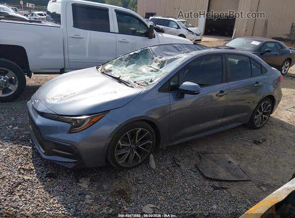 5YFS4MCE6MP060243 2021 TOYOTA COROLLA Blue Передня ліва чверть