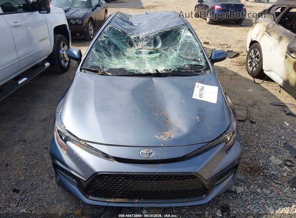 5YFS4MCE6MP060243 2021 TOYOTA COROLLA Blue Вид щитка приладів