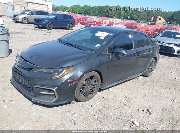 5YFS4MCE6MP074465 2021 TOYOTA COROLLA Black Передня ліва чверть