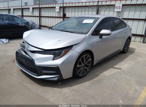 5YFS4MCE6NP115503 2022 TOYOTA COROLLA Silver Передня ліва чверть