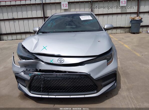 5YFS4MCE6NP115503 2022 TOYOTA COROLLA Silver Вид щитка приладів